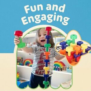 Tuddler Stacking Pegs and Foam Board